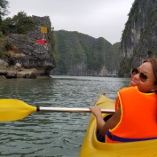 Kayaking in Ha Long Bay - Vietnam